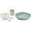 BEABA Set di Posate per Bambini BÉABA in Silicone con Ventosa - 4 Pezzi Verde Salvia 2