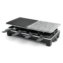 Raclette/grill - ROMMELSBACHER - RCS 1350 - 1350 W - Noir - Revêtement anti-adhésif