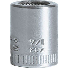 Cliquet de soquete - STAHLWILLE - 11180010 - Adaptador para pontas 1/4" - Aço - Anel de mola