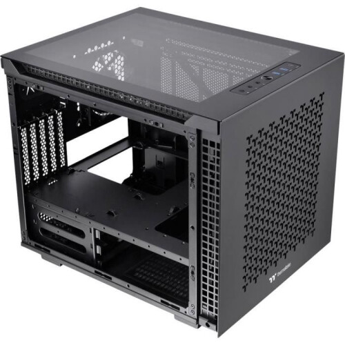 Case PC - Thermaltake - Divider 200 TG Air - Nero - 2 ventole - Vetro temperato 1