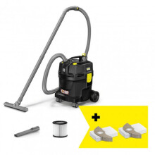 Vacuümwater en stof - KARCHER - NT 22/1 Ap L Go!Further - Zwart - 50% gerecycled plastic - 10 filterzakken
