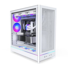 PC-behuizing - MONTECH - HS01 Pro - ATX - 5 RGB PWM-ventilatoren - Omkeerbaar ontwerp - Hoge ventilatie