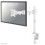 Support d'écran plat - NewStar - NM-D135WHITE - Blanc - 76,2 cm - 8 kg Max 3