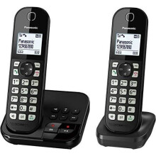 Teléfono inalámbrico PANASONIC KX-TGC462GB - Negro - DECT - Función contestador - 120 nombres y números