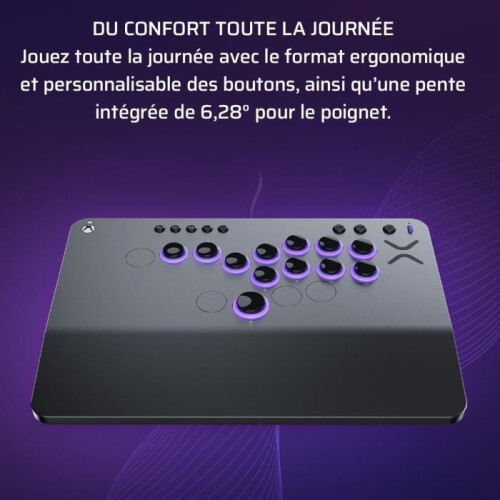 Turtle Beach Manette de combat sans levier - Xbox - Victrix Pro KO Leverless Fight Stick - Gris 2