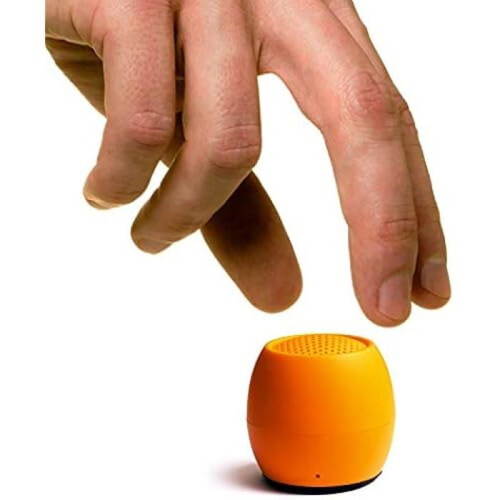 Caixa de som sem fio - BOOMPODS - Zero - Cor laranja - Design compacto - Som de qualidade