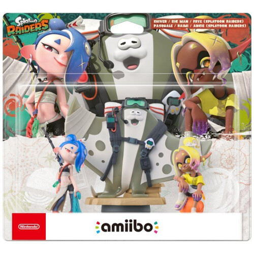 Nintendo Figura Amiibo - Pasquale, Raimi e Angie • Coleção Splatoon