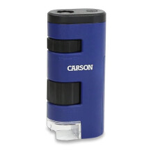 Microscopio tascabile - CARSON - Zoom 20x a 60x - Illuminazione LED - Lenti asferiche - Osservazione all'aperto