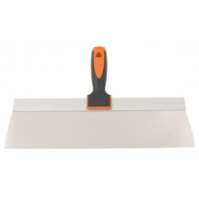 Coltello da stuccatura - EDMA - 300 mm - Lama in acciaio inox ultra flessibile - Manico bi-materiale