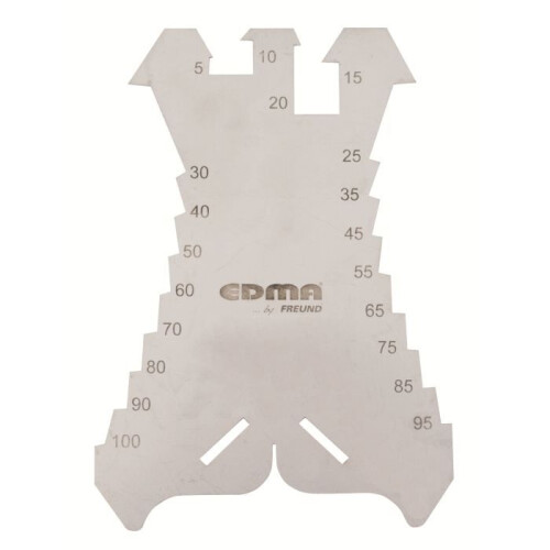 Tracette - EDMA - Mesure de 5 à 100 mm - en inox