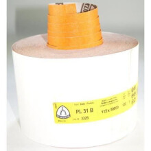 Rolo de lixa Klingspor PL31B-3225, 115 mm, K 120, 50 m, E 447 144