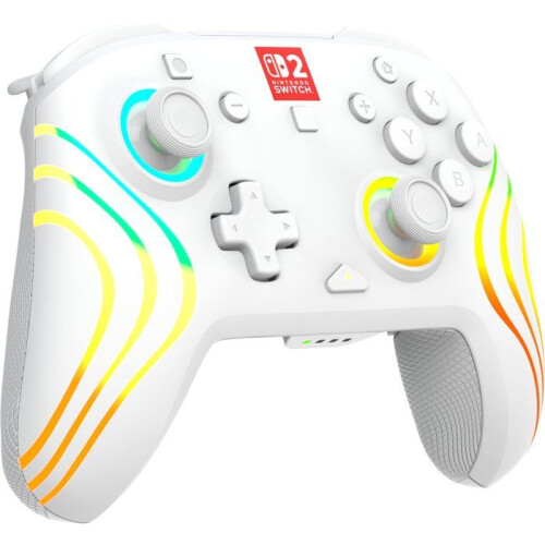 Turtle Beach Controller di gioco wireless RGB - TURTLE BEACH - Afterglow Wave per Nintendo Switch 2 - Bianco 1