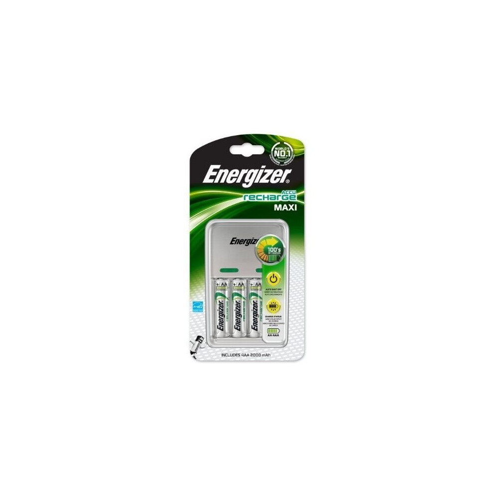 Energizer Maxi Charger, Nickel-Metallhydrid (NiMH), Überlast, AA, AAA, 4 Stück(e), Akkus/Batterien enthalten - Bild 6