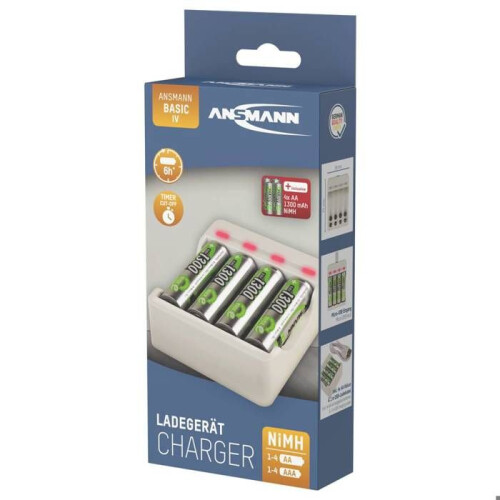 Chargeur de piles rondes NiMH Ansmann 2