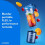 Nutribullet Blender Nutribullet FLEX Portable - Bleu NBP013BL 2