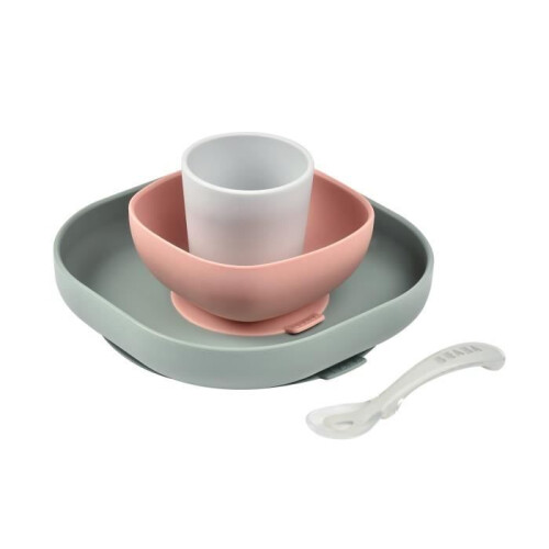 BEABA Béaba Set Pasti Silicone 4 pezzi Eucalipto