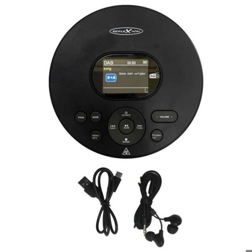 Lettore CD portatile Reflexion PCD540DAB/BK CD, CD-R, CD-RW, MP3 nero 2