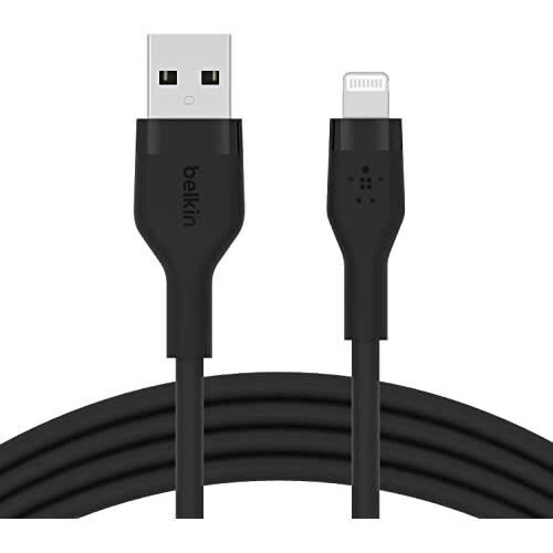 Belkin Cable USB - BELKIN - CAA008BT1MBK - 1m - Certificado MFI - Negro
