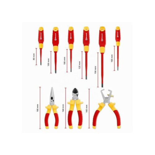 Einhell Einhell 9pcs Insert VDE Electrician Tool Pad Insert For E-Case 1