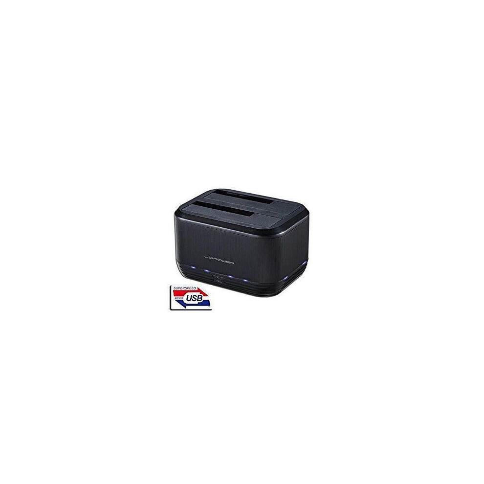 LC-Power Lc-Dock-U3-Iii (2.5", 3.5"), Festplattengehäuse, Schwarz - Bild 5