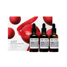 Daily Routine Set Revox B77: Just Caffeine 5% Anti-Dark Circles Day Eye Serum 30 ml + Just Hyaluronic Acid 5% Hydrating Fluid For Face 30 ml + Just