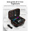 14-in-1 Protective Carrying Case for Console Black Large Shockproof with 2