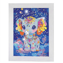 DIY 5D Diamant Malerei Set Mosaik Tiermotiv 18x23cm — bastelset kinder, diamantstickerei anfänger, kreativset erwachsene
