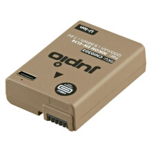 Batteria - JUPIO - CNI0303 (EN-EL14A) - 1200mAh - Ingresso USB-C ricaricabile - Compatibile con Nikon EN-EL14A