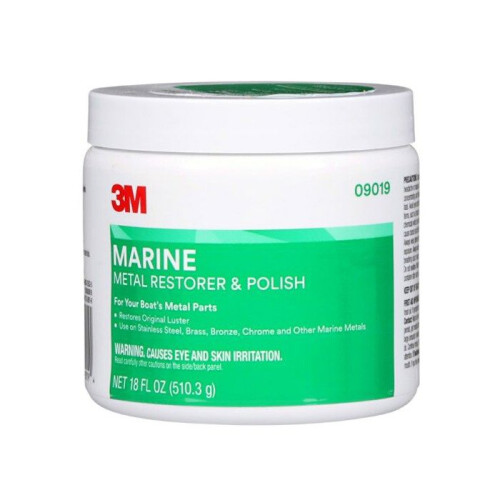 3M Polish per metallo - 3M - PN09019 - 500 ml - Rinnovante e lucidante - Barca