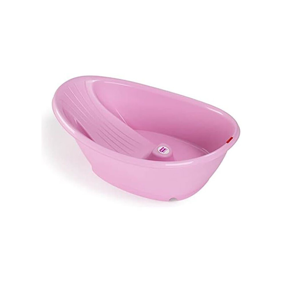 Oem Rosa Okbaby Bella Ergonomische Badewanne Für Neugeborene 0-12 Monate Mit Thermometer - Image 4