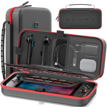 Reiseetui für Konsole Hartschalen-Schutzhülle Schwarz für Spiele — nintendo switch zubehör, switch oled tasche