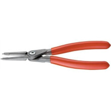 Pinza per anelli elastici - KNIPEX PREMIUM - DIN/ISO5256-D - Ø 12-25 mm - Manici in plastica rossi - Curva