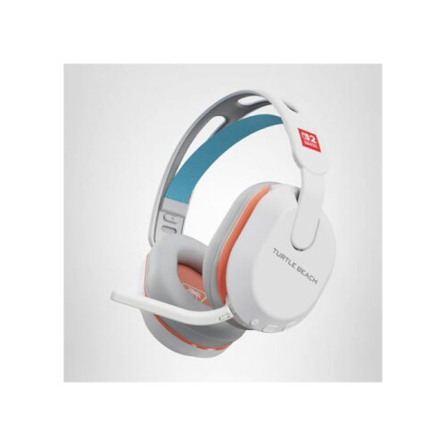 Turtle Beach Stealth 500 Bianco Nintendo Switch Cuffie Gaming Wireless con batteria da 40 ore e Bluetooth per Nintendo Switch 2 e mobile