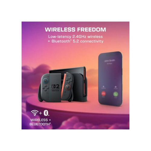 Turtle Beach Stealth 500 Bianco Nintendo Switch Cuffie Gaming Wireless con batteria da 40 ore e Bluetooth per Nintendo Switch 2 e mobile 2