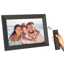 AGFAPHOTO Realiview APF1000 - Digitale Fotolijst 10 Inch - LED 1024x600, Fotoweergave, Klok, Kalender - Zwart