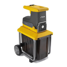 Sähkösilppuri - STIGA - BIO SILENT 2500 - Silppaus jopa 40 mm - 8-hampainen roottori - 60 L säiliö