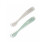 BEABA Conjunto de 2 colheres de silicone para 1º idade com caixa de transporte Natural 4