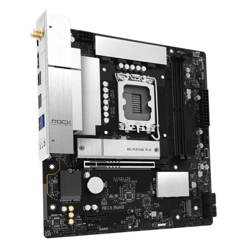Asrock Placa base - ASROCK - B860M Rock WiFi - Intel LGA 1851 - Micro ATX - Chipset Intel B860 2