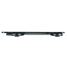 Digital Bathroom Scale, 180kg Capacity, Black/Silver