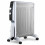Mobile micathermic electric heater on wheels 2000W White 1