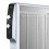 Mobile micathermic electric heater on wheels 2000W White 3