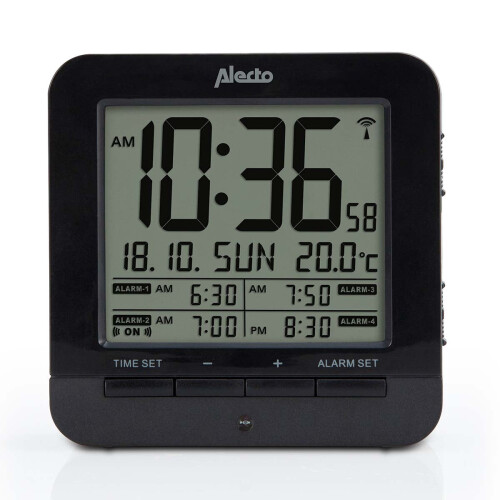 Digital Alarm Clock with Thermometer and Snooze Function 1