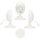 Extra Baby Monitor Camera for DVM-140, White, Interference-Free 4