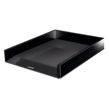 LEITZ Cestino per corrispondenza Dual - Nero / Grigio