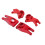 Alu Lenkblock Hinterachse Rot ARRMA 1/10 Set 2