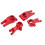 Alu Lenkblock Hinterachse Rot ARRMA 1/10 Set 18