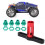 Traxxas Summit EREVO 17mm Radmutter+Naben Kit Grün 18