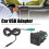 USB-AUX-Adapter mit Schalter fürs Auto, Länge 2