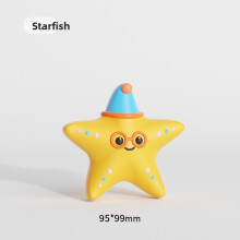 (Starfish) Dog Durable Latex Chew Toy With Squeaker For Teething And Oral Health Supplies
