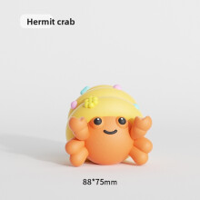(Hermit Crab) Dog Durable Latex Chew Toy With Squeaker For Teething And Oral Health Supplies